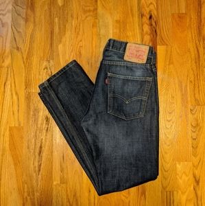 Levi's 513 31/30 Dark Wash Jeans.